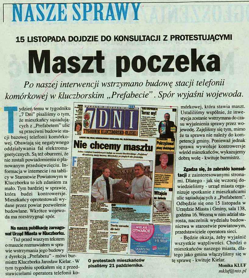 Mieszkacy walczcie z Mafi Telefonii Komrkowej