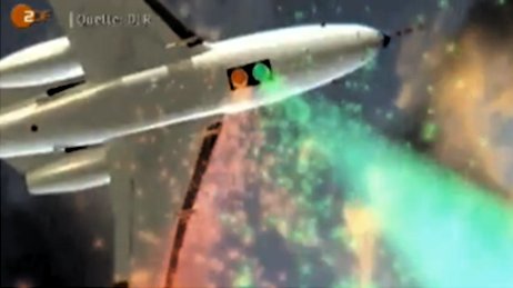 Oswietlone laserem Lidar pyy odbijaj wiato i powoduj wietlny refleks