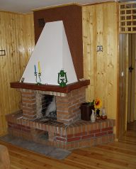 am Kamin