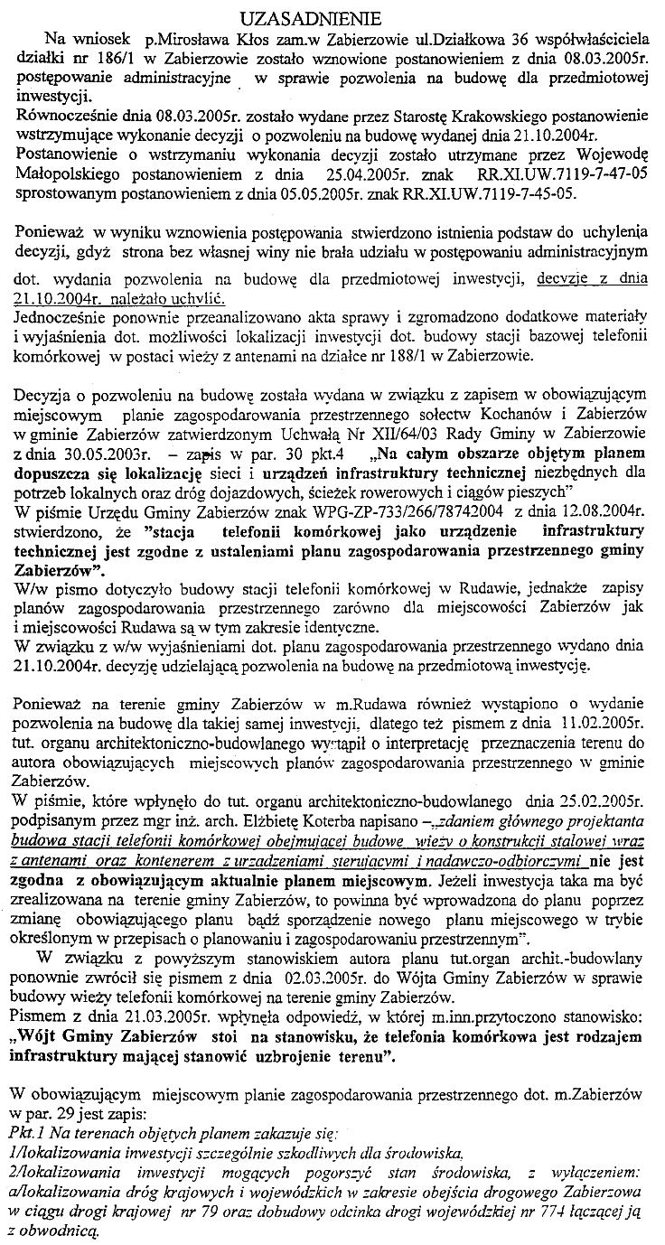 nie jest zgodna z obowi�zuj�cym aktualnie planem