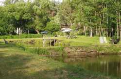 Der Campingplatz rund um Fischteiche